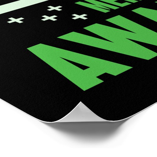 Stigma Mental Health Awareness Maand bestrijden Poster (Hoek)