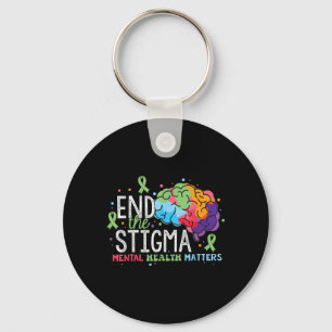 Stigma Over Mental Health Matters Bewustzijn Beëin Sleutelhanger