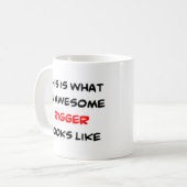 stijf, geweldige koffiemok (Voorkant links)