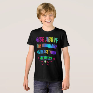 Stijg boven de gewone Omarm je Grootheid Tri-Blend Shirt