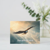 Stijg boven het storm | briefkaart (Staand voorkant)