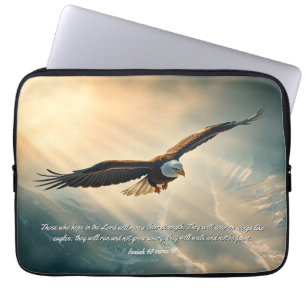 Stijg boven het storm laptop sleeve