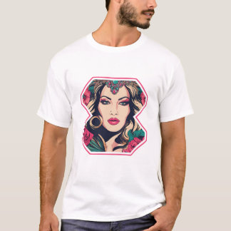 Stijg boven, schijn op- t-shirt