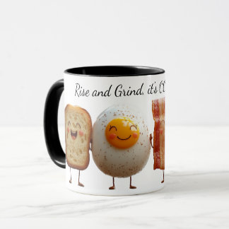 Stijg en Grind Tweekleurige koffie mok