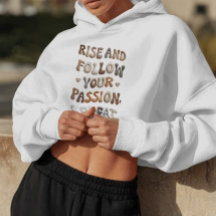 Stijg en volg Motivatie Hoodie Good Vibes