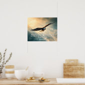 Stijg op vleugels als adelaars | poster (Keuken)