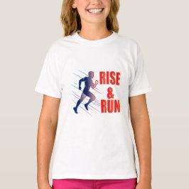 Stijgen en uitvoeren t-shirt