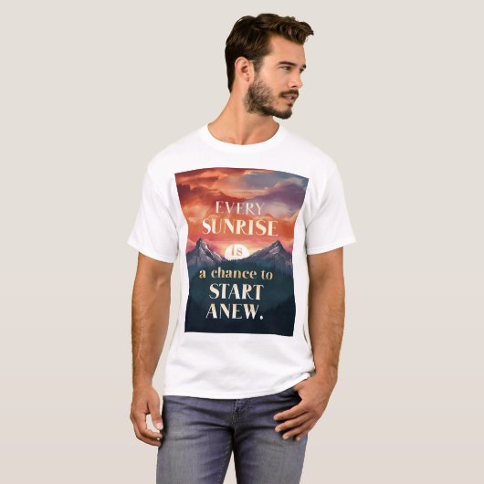Stijgen en vernieuwen t-shirt (Voorkant volledig)