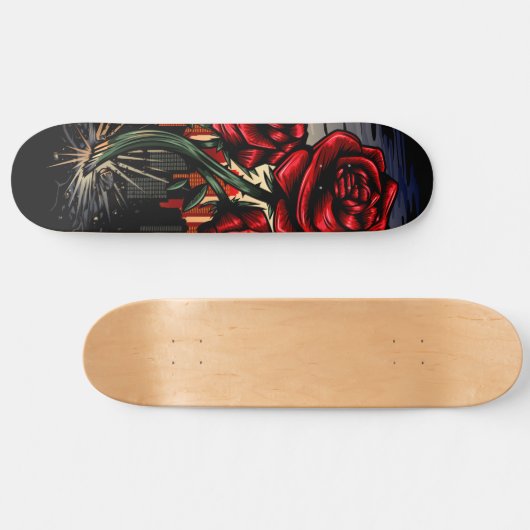 stijgend Roos Skateboard (Horizontaal)