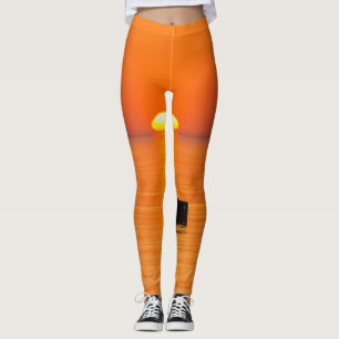 Stijgend Sinaasappel Leggings