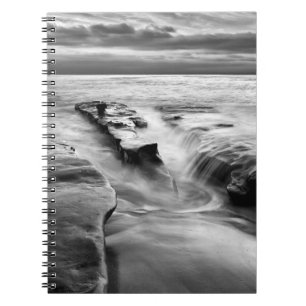 Stijgend Tij Aan Het Strand Notitieboek