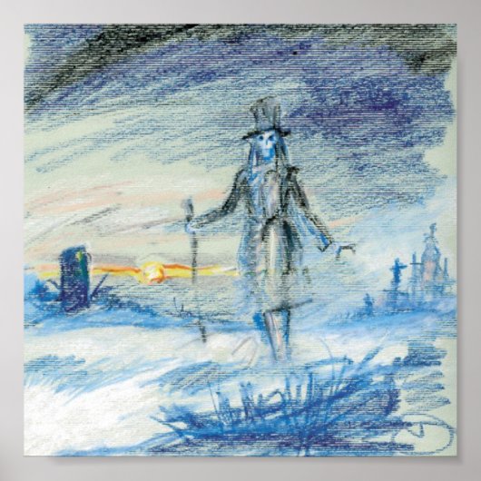 Stijgend uit het Mist Poster (Voorkant)