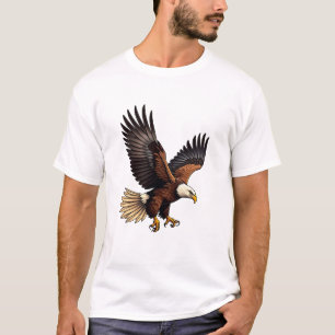 Stijgende adelaar in de lucht t-shirt