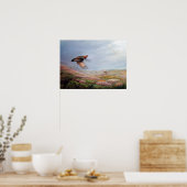 'Stijgende groei' - afdruk op het canvas Poster (Keuken)