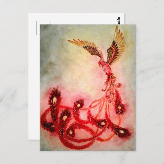 Stijging - Briefkaart Phoenix (Voorkant / Achterkant)