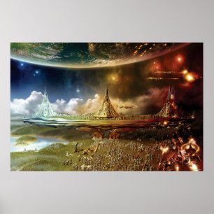 Stijging en herfst van een Rijk Poster