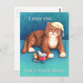 Stijging en schijn briefkaart (Voorkant / Achterkant)