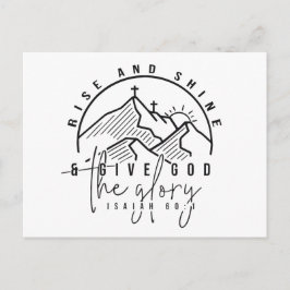 Stijging en schijn briefkaart