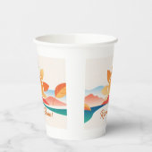 Stijging en schijn papieren bekers (Links)