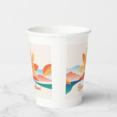 Stijging en schijn papieren bekers (Rechts)