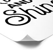 Stijging en schijn poster (Hoek)