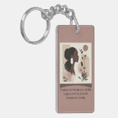 Stijging sterker thema sleutelhanger (Voorkant Links)