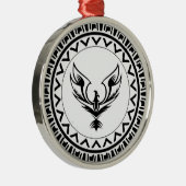 Stijging van de Phoenix Metalen Ornament (Rechts)