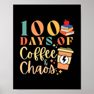  stijl 100 dagen koffie en chaos poster