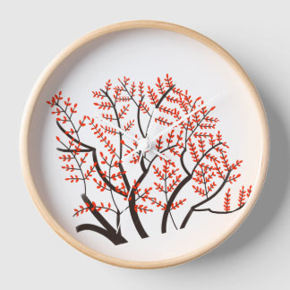 Stijl: 10" Ronde Muurklok met Zwarte Houten Fram