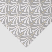  stijl 1920s deco witte palmettos tissuepapier (Detail)