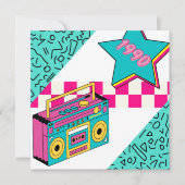  stijl 1990 Stereo Kaart (Voorkant)