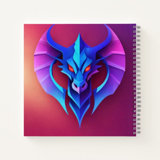 Stijl: 8.5"x 8.5"Spiraal Notitieboek (Achterkant)