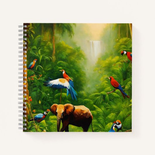 Stijl: 8.5"x 8.5"Spiraal Notitieboek (Voorkant)