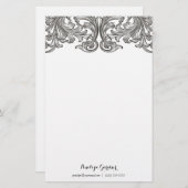  stijl, aangepast Briefpapier (Voorkant / Achterkant)