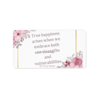 Stijl: Adresetiketten Houd de handkrampen op afsta Etiket