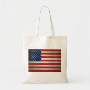  Stijl Amerikaans vlagpatriottisch ontwerp Tote Bag