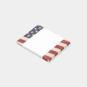 stijl Amerikaanse vlag Grunge Kijk Post-it® Notes (Schuin)