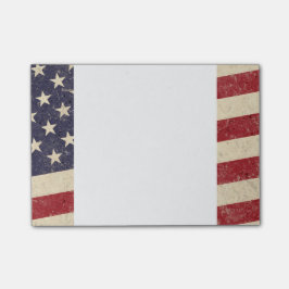 stijl Amerikaanse vlag Grunge Kijk Post-it® Notes