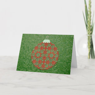 stijl Art Ornament Christmas Kaart