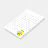  stijl Avocado Tekening gelinkt Post-it® Notes (Schuin)