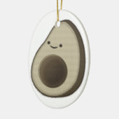  stijl Avocado tekening Keramisch Ornament (Links)