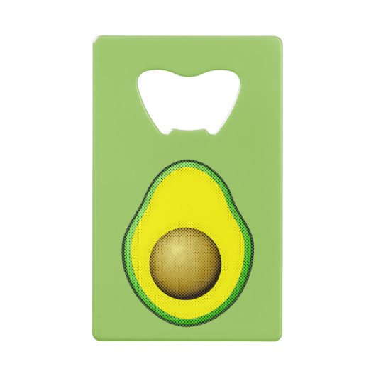  stijl Avocado tekening Kredietkaart Flessenopener (Voorkant)