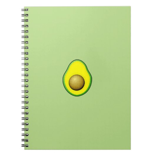 stijl Avocado tekening Notitieboek (Voorkant)