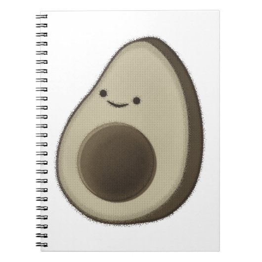 stijl Avocado tekening Notitieboek (Voorkant)