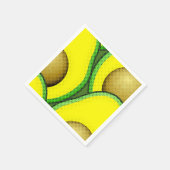  stijl Avocado tekening Servet (Hoek)