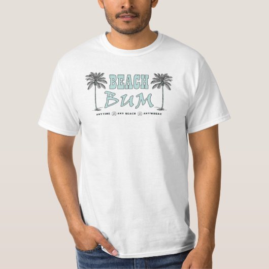  stijl Beach Bum T-shirt (Voorkant)