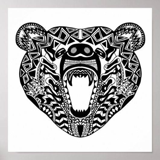 Stijl Beer 2 Poster (Voorkant)