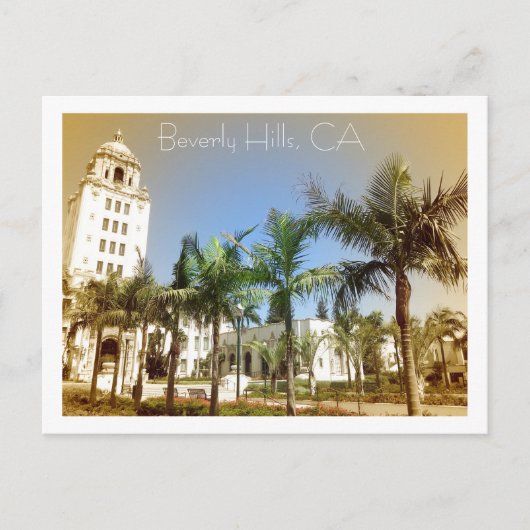 stijl Beverly Hills Briefkaart! Briefkaart (Voorkant)