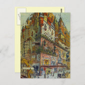  stijl Bezig BRIEFKAART van het Oude stadscentrum (Voorkant / Achterkant)