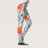  Stijl Blad Sinaasappel Flower Leggings (Rechts)